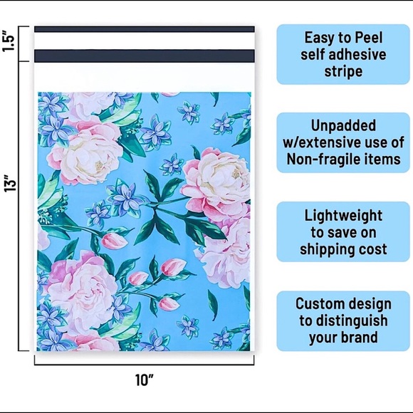 *LAST 1* NEW Poshmark Packages "Thank you!" Gift Wrap Shipping Supply Set 175 Pc - Picture 9 of 13